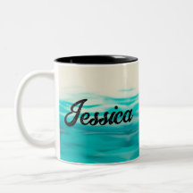 Fluid Art Turquoise Wavy Wasserfarbe Individuelle 