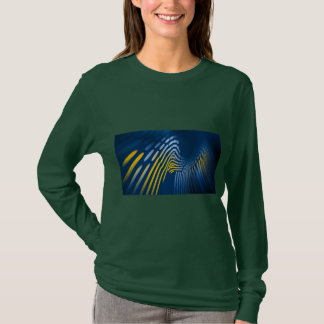 "Fluid Dynamics: Eine Symphonie von Licht und Bewe T-Shirt