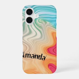 Fluid Expressions Personalisiert iPhone 16 Hülle