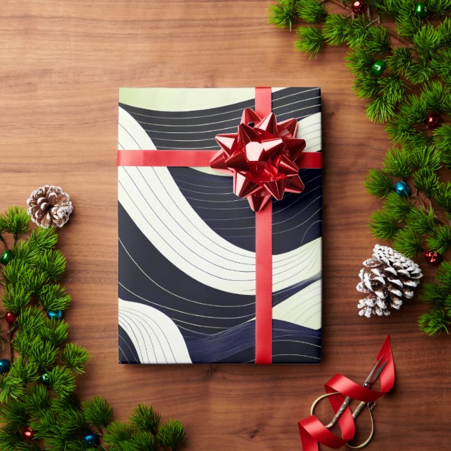 Fluid Harmony Wrapping Paper Geschenkpapier (Feiertagsgeschenk)