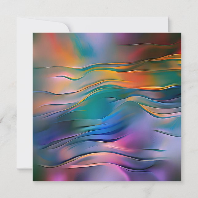 "Fluid Horizons" Zeitgenössische Abstrakte Kunst (Vorderseite)