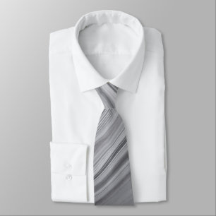 Fluid Swirl Marble Gray Neck Tie Krawatte