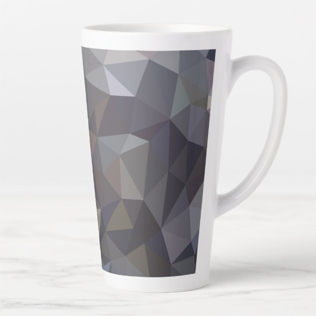 Fluid Symmetry: Erforschung abstrakter Designs im  Milchtasse (Rechts)