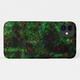 Fluktuation von dunklen Flecken auf leuchtend grün Case-Mate iPhone Hülle