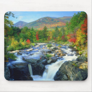 Flume Falls Adirondack Mountains Mousepad