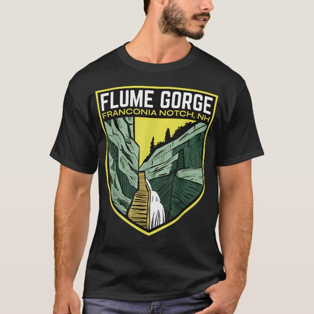 Flume Gorge Neu T-Shirt (Vorderseite)