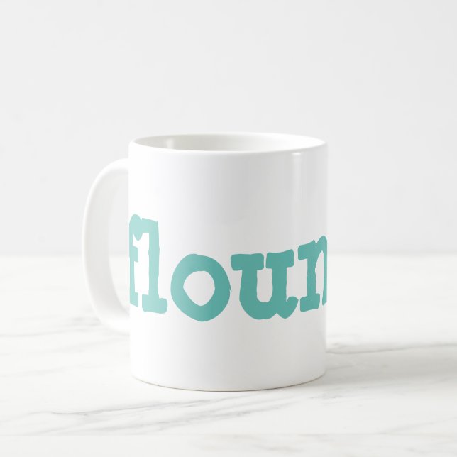 Flunder Kaffeetasse (Vorderseite Links)