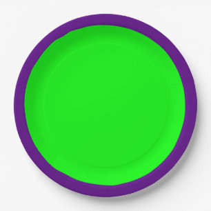 Fluo Green Accent Color Ready to Customization Pappteller
