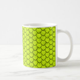 Fluo grüne Schlangen-Tasse Kaffeetasse