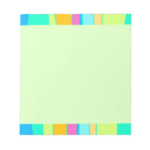 Fluo mehrfarbiges Notepad Notizblock