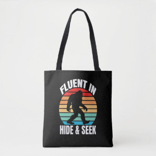 Fluor in Hide und Seek Funny Bigfoot Tasche