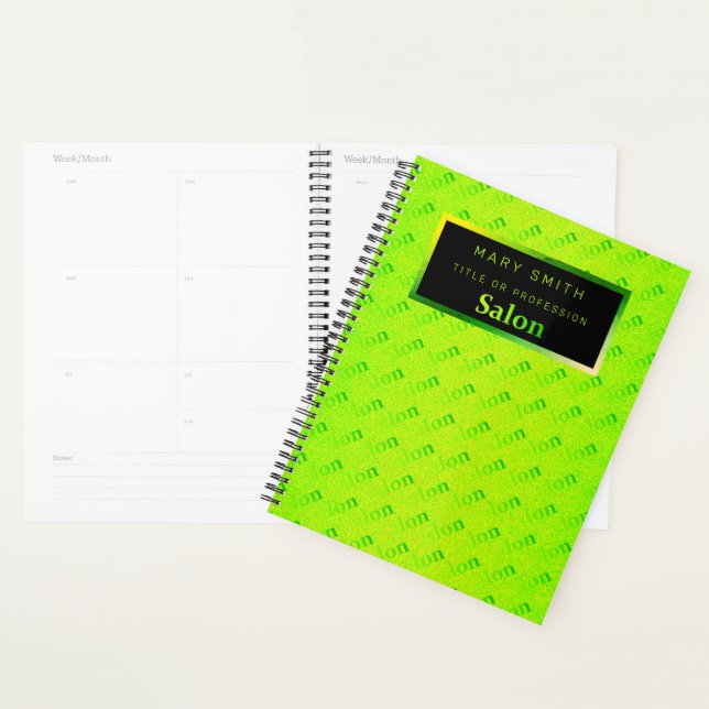 Fluorescent 2in1 Neon Elegante Business Card & Planer (Anzeige)