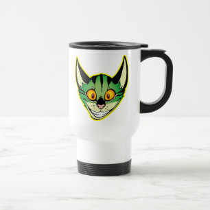 Fluorescent Cartoon Cat Computer Tasse