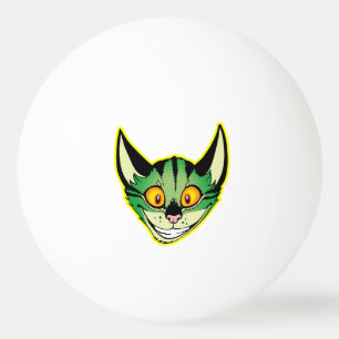 Fluorescent Cartoon Cat Ping Pong Ball Tischtennisball