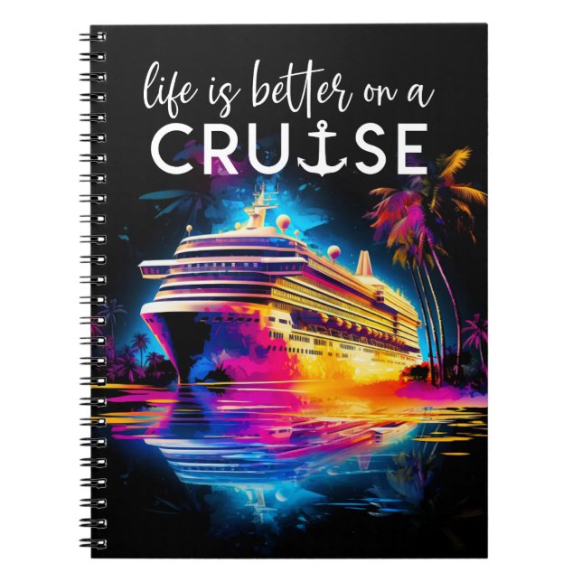 Fluorescent Cruise Notebook Notizblock (Vorderseite)