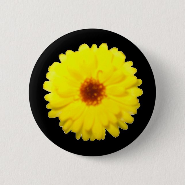 Fluorescent Marigold Button (Vorderseite)