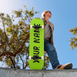 Fluorescent Neon Green Skateboard