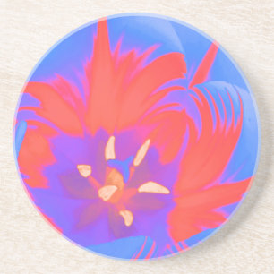 Fluorescent Tulip Untersetzer