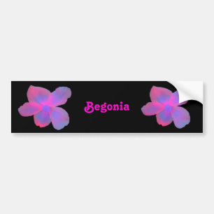 Fluoreszenz Begonia individualisierbarer Autoaufkl Autoaufkleber