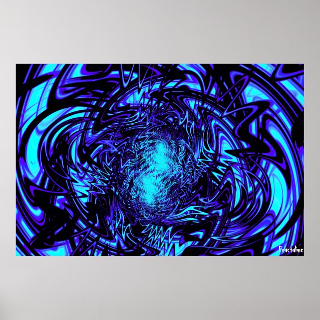 Fluoreszenz-Leinwand/Poster-Druck Poster (Vorne)