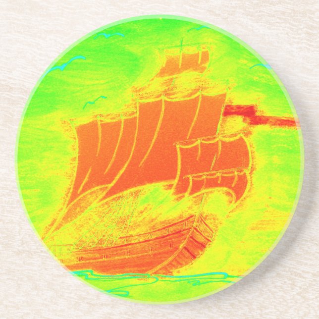 Fluoreszenzsegler Untersetzer (Vorne)