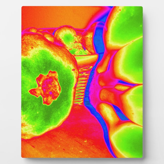fluoreszierende Frucht Fotoplatte (Vorderseite)