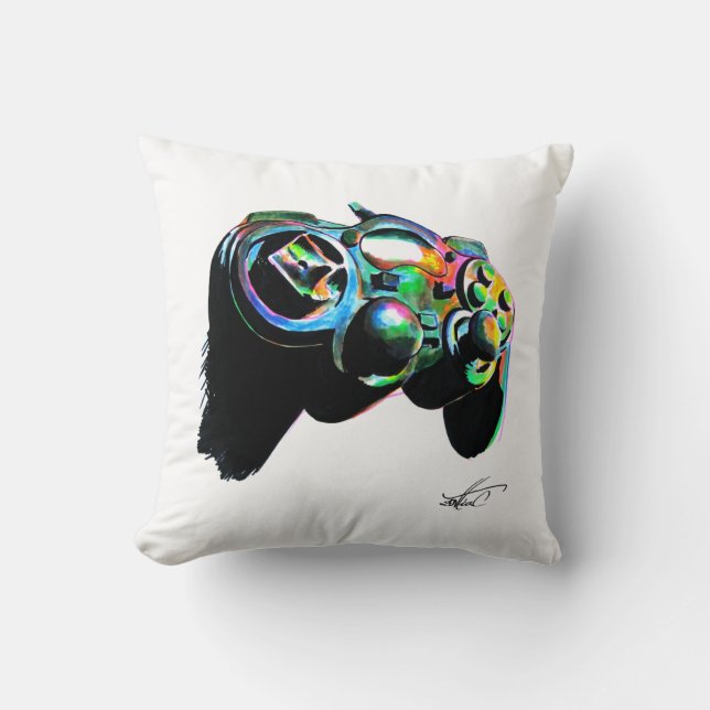 Fluoreszierende Führung von playstation Kissen (Vorderseite)