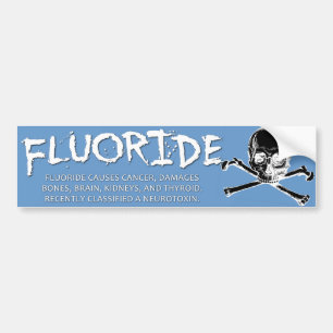 Fluorid-Autoaufkleber - hellblau Autoaufkleber
