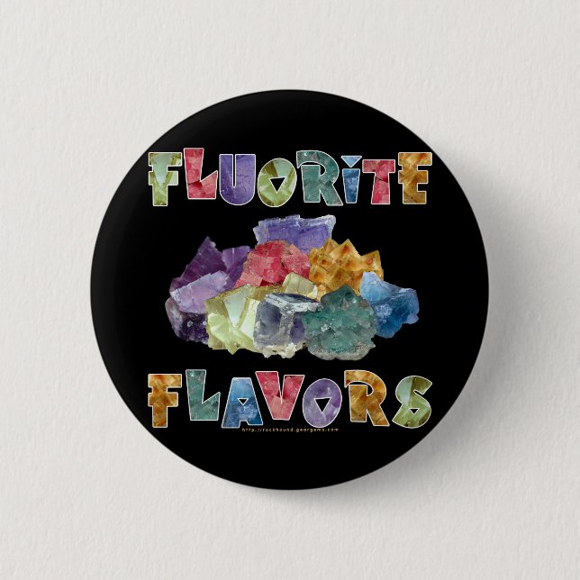 Fluoritaromen Button (Vorderseite)