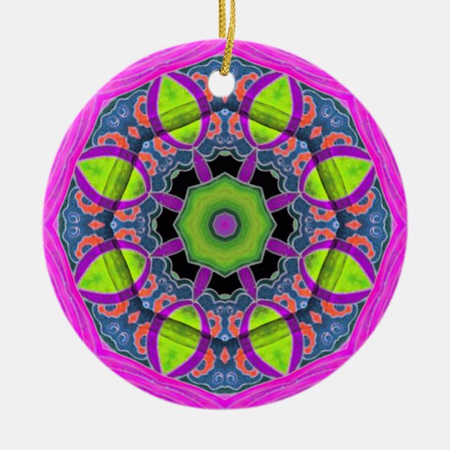 FluRoDelica-Blume Keramikornament (Vorne)