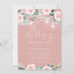 Flush Flore Flexible Faire-part de mariage de lumi