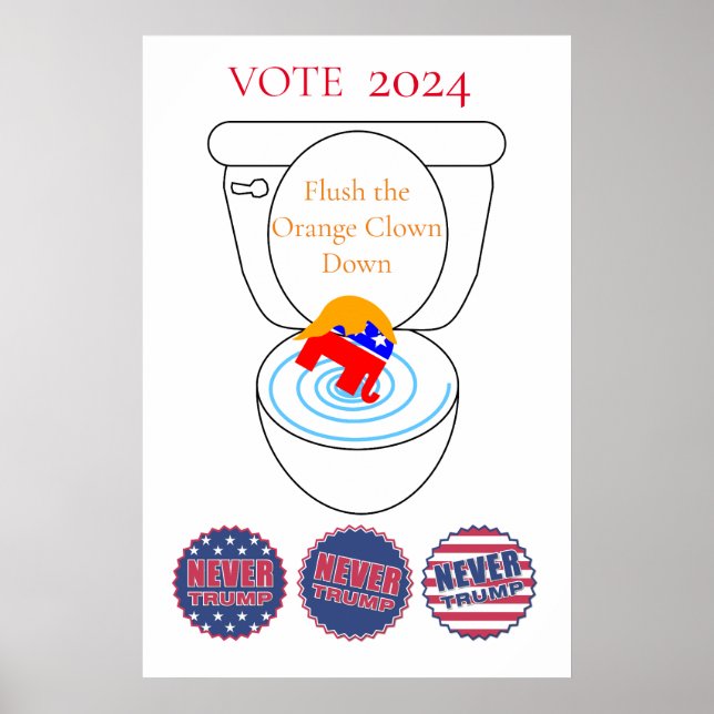 Flush the Orange Clown Thunder_Cove Poster (Vorne)