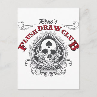 Flush Zeichn Club Postkarte