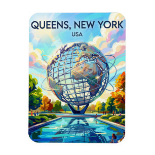 Flushing Meadows Corona Park USA Magnet