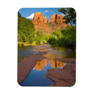 Fluss am Red Rock Crossing, Arizona Magnet