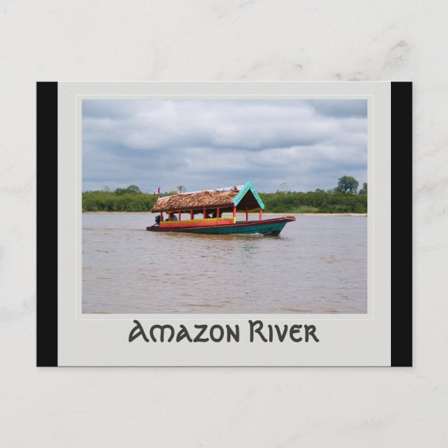 Fluss Amazon Postkarte (Vorderseite)