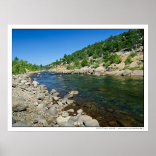 Fluss Arkansas im südlichen Colorado Poster