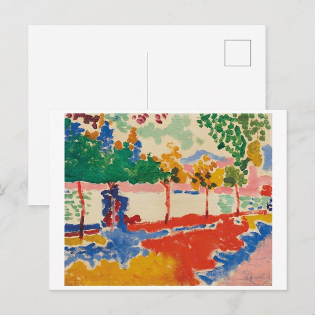 Fluss Banks | Andre Derain | Postkarte (Vorne/Hinten)
