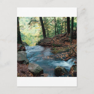 Fluss Buttermilk Falls Delaware Gap New Jersey Postkarte