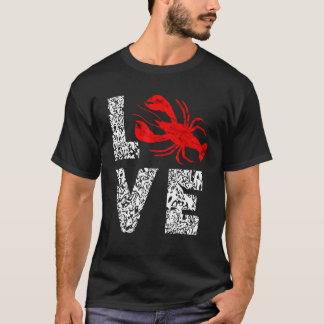 Fluss Cajun Crawfish Crayfish Crab Boils Ditch Bug T-Shirt