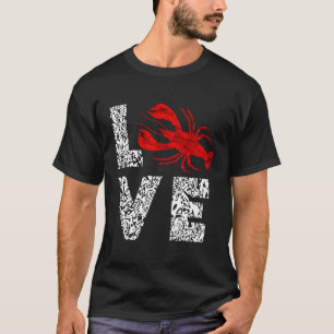 Fluss Cajun Crawfish Crayfish Seafood Crab Boils D T-Shirt