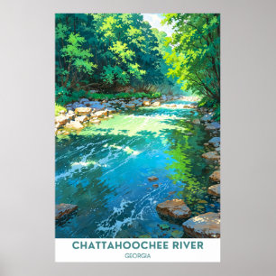 Fluss Chattahochee, Georgien Poster