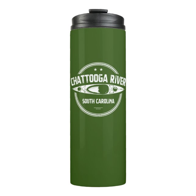 Fluss Chattooga, South Carolina Thermosbecher (Vorderseite)