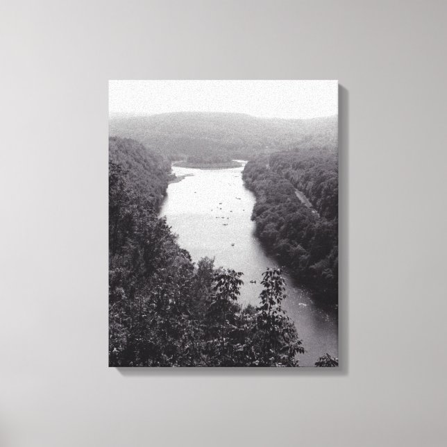 Fluss Circle Leinwanddruck (Vorderseite)
