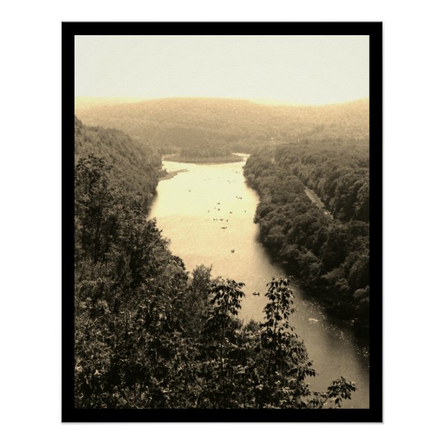 Fluss Circle Poster (Vorderseite)