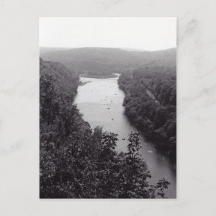 Fluss Circle Postkarte