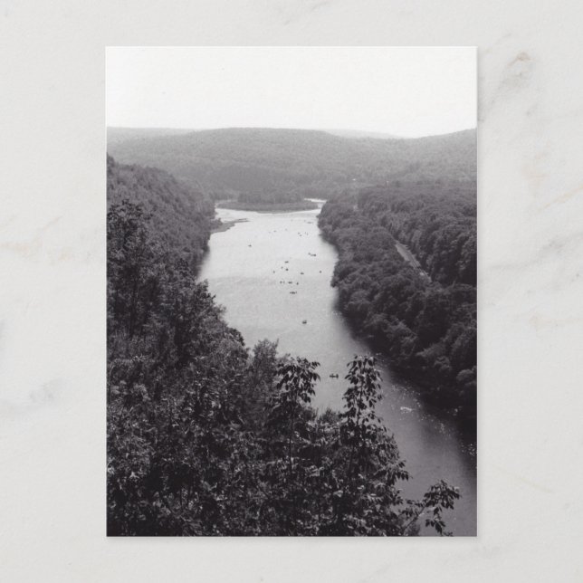 Fluss Circle Postkarte (Vorderseite)