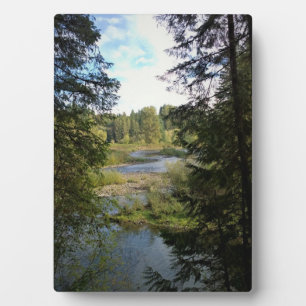 Fluss Clackamas, OR Fotoplatte