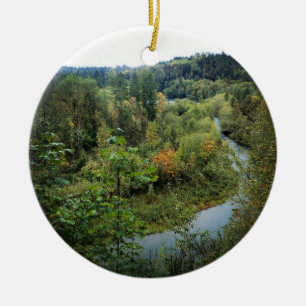 Fluss Clackamas, OR Keramik Ornament