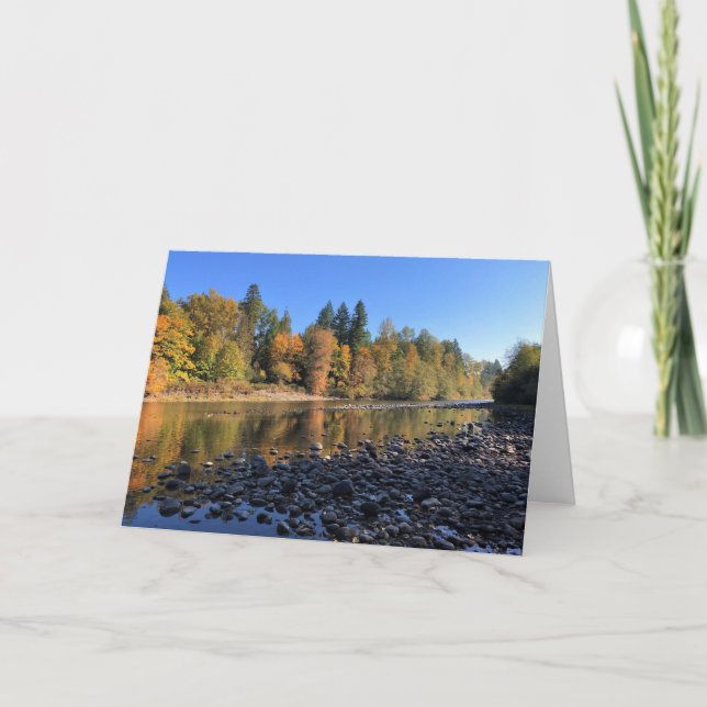 Fluss Clackamas, Oregon Karte (Vorderseite)